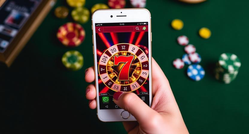SPIRALBET mobile casino app interface