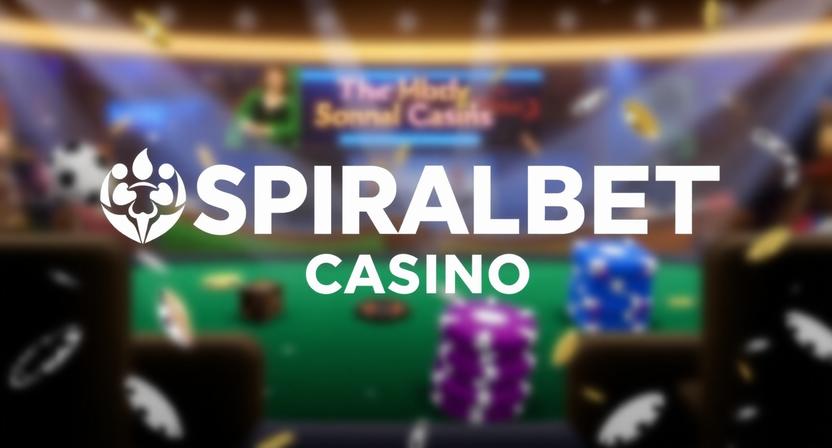 SPIRALBET casino online gaming interface