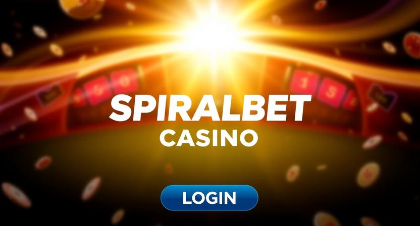 Account dashboard after SPIRALBET login